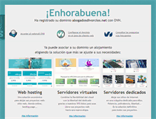 Tablet Screenshot of abogadosdivorcios.net